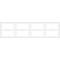 Ekena Millwork Set of Four Panels for 94 1/2"W x 24 1/4"H Fleming Fretwork Wainscot Wall Paneling WPKP12X01X47FMG - alternate 5